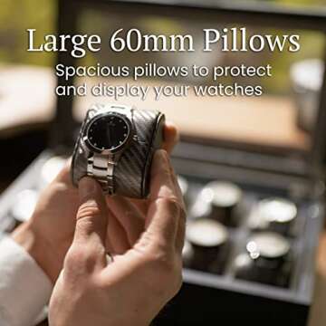 HOUNDSBAY Mariner Men's Watch Box for Large Watches