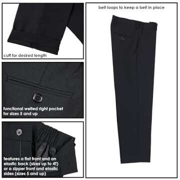 Spring Notion Boys' Elegant Dress Suit Set for Ages 3-8