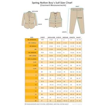 Spring Notion Boys' Elegant Dress Suit Set for Ages 3-8