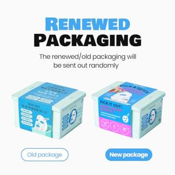 DEWYTREE Pick and Quick Refreshing Aqua Mask 30 Sheets | Moisturizing Sheet Masks for Face w/Hyaluro...