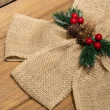 3 Inch Burlap Ribbon 10 Yards Natural Brown Craft Decor