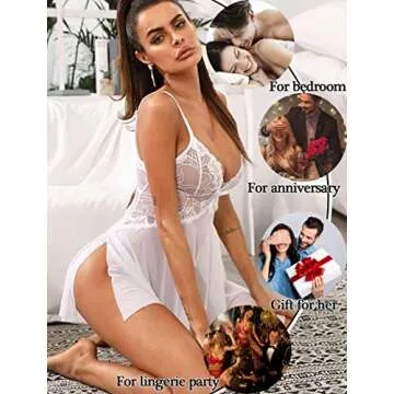 Avidlove Lace Chemise Babydoll Sleepwear for Women