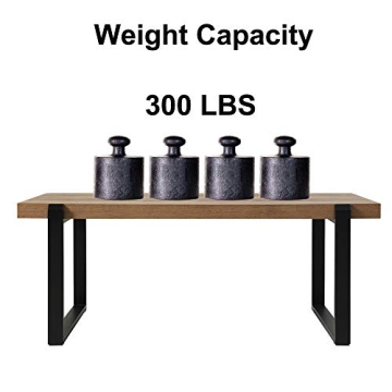 FOLUBAN Rustic Coffee Table for Living Room - Easy Assembly