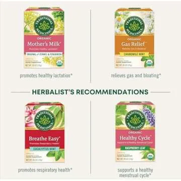 Traditional Medicinals Tea, Organic Fennel, Promotes Healthy Digestion, 16 Tea Bags