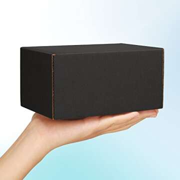 Poever Small Mail Boxes 25 Pack Eco-Friendly Shipping Solution