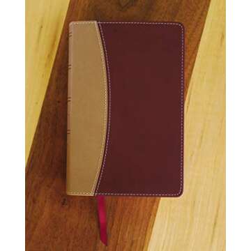 Amplified Holy Bible, Compact, Leathersoft, Tan/Burgundy: Captures the Full Meaning Behind the Original Greek and Hebrew