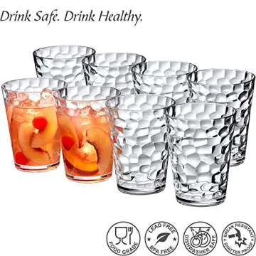 Amazing Abby Iceberg 16-Oz Plastic Tumblers - Set of 8