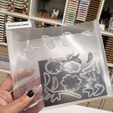 Stamp-n-Storage Storage Pockets for Craft Organization