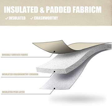 Single Bottle Insulated Wine Tote, 1 Bottle Wine Carrier Bag Padded Wine Cooler Perfect Wine Lover's or Wedding Gift-White