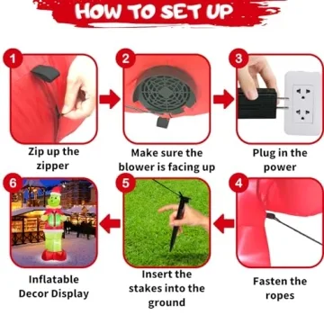 8.5ft Wabolay Inflatable Christmas Green Giant