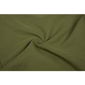 GRACE KARIN Women's Fashion High Waist Pencil Trouser Skinny Pants with Belt Army Green L