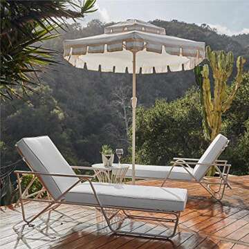 Stylish Novogratz Poolside Connie Umbrella for Summer Fun