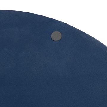 Kate and Laurel Stunning 18" Round Tray with Gold Accents