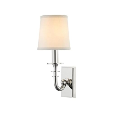 Hudson Valley Lighting Carroll - Elegant One Light Wall Sconce in Polished Nickel