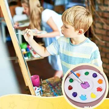 200 Pcs Washable Paint Tray Palettes for Art Projects