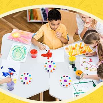 200 Pcs Washable Paint Tray Palettes for Art Projects