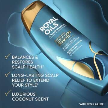 Head & Shoulders Royal Oils Dandruff Shampoo and Conditioner Set, Coconut Oil & Apple Cider Vinegar,...