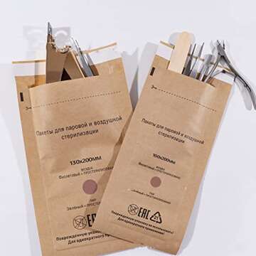 Eco-Friendly Self-Sealing Cleaning Pouches for Tools