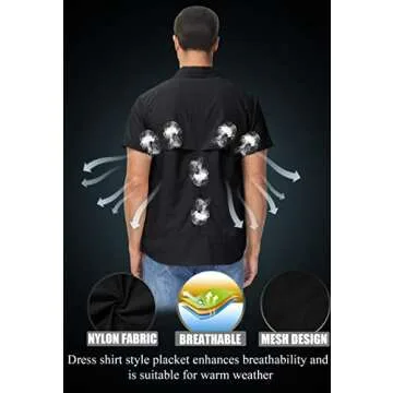 TACVASEN Convertible Tactical Shirt - Quick Dry, UV Protection