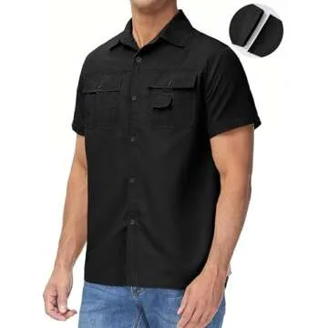 TACVASEN Men Tactical Shirt - Outdoor Sport Casual Wear