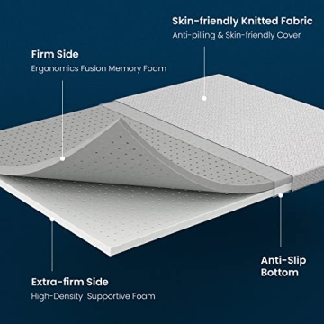 Upgrade Your Sleep with BedStory 4 Inch Firm Mattress Topper