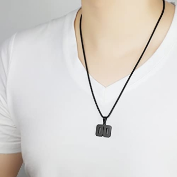 Durable Personalized Number Necklace for Young Athletes
