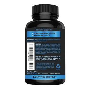 Advanced Probiotic with DE111 Strain (Bacillus subtilis). Spore Forming Probiotic. No Refrigeration Needed. 11.5 Billion Organisms. Probiotics for Women and Men. 60 Vegetable Capsules.