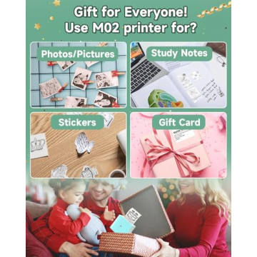Phomemo Mini Sticker Printer for DIY Projects and Gifts