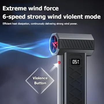 Mini Turbo Snow Blower for All-Year Cleaning and Snow Removal