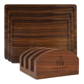 Black Walnut Cutting Board Set for Elegant Kitchens