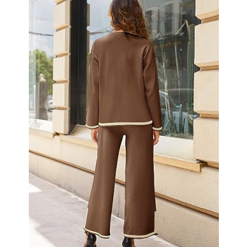 Tanming Women's 2 Piece Knit Sweater Set & Pants