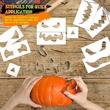 Complete Pumpkin Carving Kit for Kids - 22 PCS Tools
