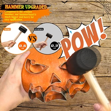 Complete Pumpkin Carving Kit for Kids - 22 PCS Tools