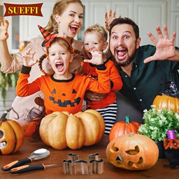 Complete Pumpkin Carving Kit for Kids - 22 PCS Tools