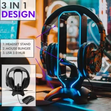 Tilted Nation RGB Headset Stand for Gamers Setup