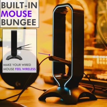 Tilted Nation RGB Headset Stand for Gamers Setup