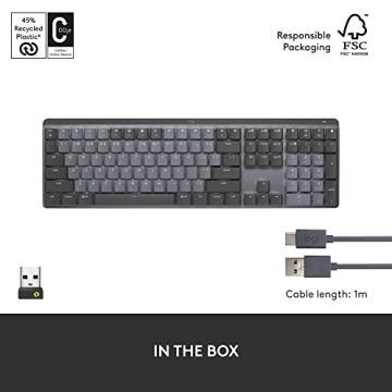 Logitech MX Mechanical Wireless Keyboard for Versatile Typing