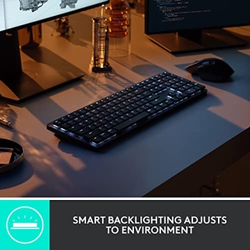 Logitech MX Mechanical Wireless Keyboard for Versatile Typing