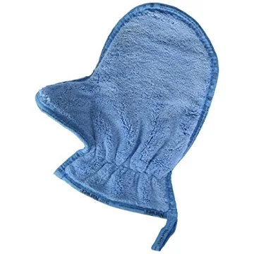 Norwex Microfiber Dusting Mitt in Blue - Eco-Friendly Cleaning Essential