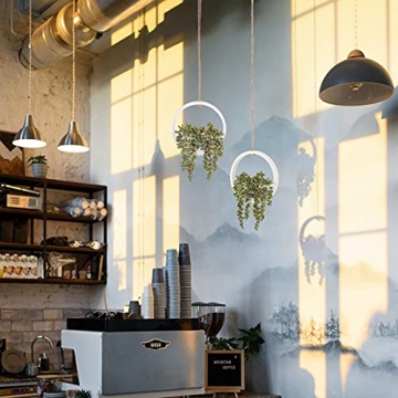 Floweroyal 2pcs Artificial Succulents Hanging Plants for Decor