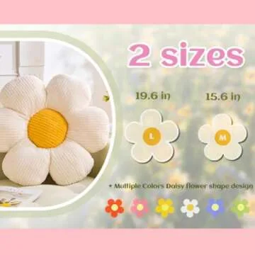 Vdoioe Flower Pillow,Sage Green Flower Shaped Throw Pillow Cushion Seating Green Flower PlushThrow Pillow Floor Pillows Home Decorative Seating Cushions