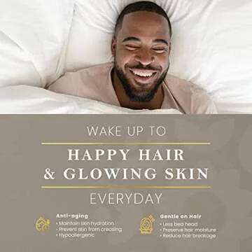 Beauty of Orient Premium Mulberry Silk Pillowcase for Sleeping Women and Men | Handcrafted Hypoallergenic & Anti-Acne White Silk Pillow Cases with Zipper | Standard - 20" x 26", Natural Undyed White