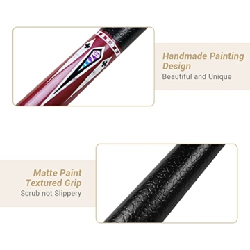 Professional Billiard Pool Cue Stick Set 4 Sticks 18-21oz