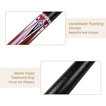 Professional Billiard Pool Cue Stick Set 4 Sticks 18-21oz