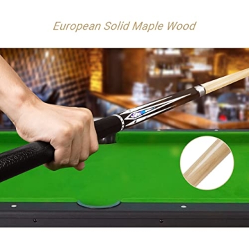 Professional Billiard Pool Cue Stick Set 4 Sticks 18-21oz