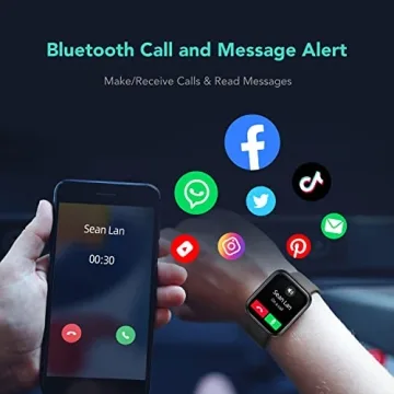 SKG V7 Pro Smart Watch Alexa Bluetooth Calls Health Monitor