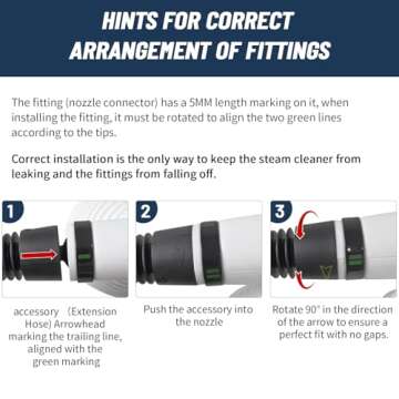 Handheld Steam Cleaner, Steamer for Cleaning, Multipurpose Portable Steam Cleaners for Home Use with Safety Lock and 10 Accessory Kit to Remove Grime, Grease, and More, Save Time and Effort