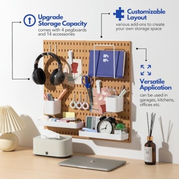 Keepo Modular Pegboard Kit for Stylish Home Organization