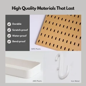 Keepo Modular Pegboard Kit for Stylish Home Organization