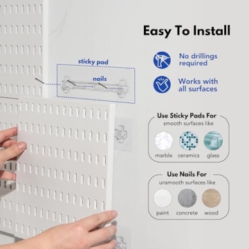 Keepo Modular Pegboard Kit for Stylish Home Organization